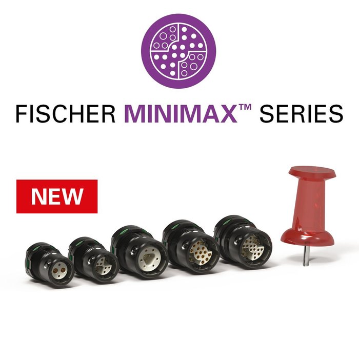 Fischer Connectors auf der DSEI: Fortschritte im Bereich der Miniaturisierung, elektrischer Leistung und der Datenübertragung mit MiniMax USB 3.0 und UltiMate Power-Lösungen